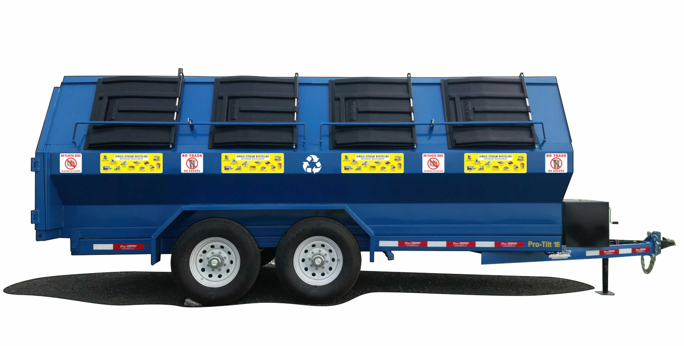 Recycling Drop Off Trailers